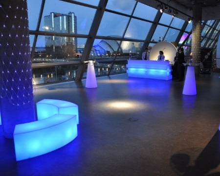 The Hive event space at Glasgow Science Centre