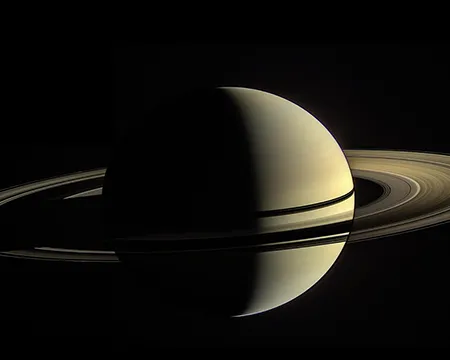 The planet Saturn