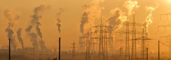 Electric Towers during Golden Hour