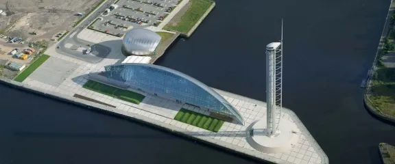 Glasgow Science Centre, Glasgow Tower and IMAX cinema. Image credit: Guthrie