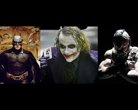 Batman, The Joker and Bane