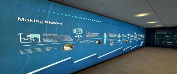 Information wall in BAE Systems