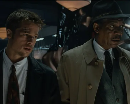 Se7en - Brad Pitt and Morgan Freeman